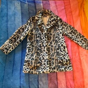 Nasty Gal Feux Fur Leopard Coat